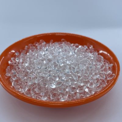 Bahan Baku TPU Transparan Tinggi Ekstrusi Injeksi Ketahanan yang Baik Transparansi 5-6mm