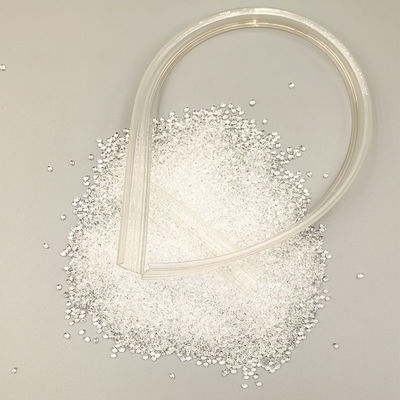 Bahan baku TPU tahan UV Pellet plastik putih untuk extrusion molding