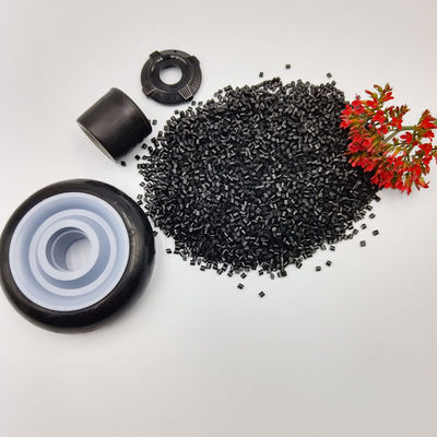 GRS 85A TPU Elastomer Granule Medis Tahan Pakai Hitam