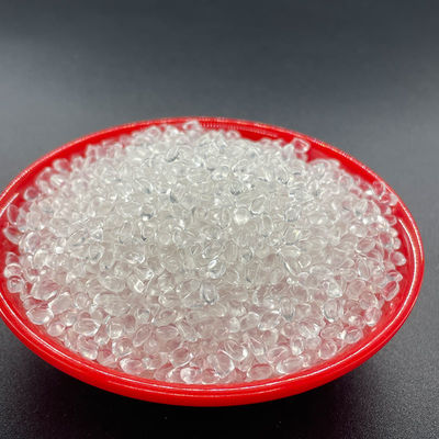 Bahan baku TPU bening Granules plastik kompos tahan UV Untuk kasus ponsel