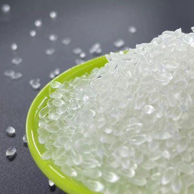 Bahan baku TPU tahan UV Pellet plastik putih untuk extrusion molding