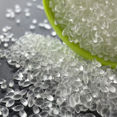 Bahan baku TPU tahan UV Pellet plastik putih untuk extrusion molding