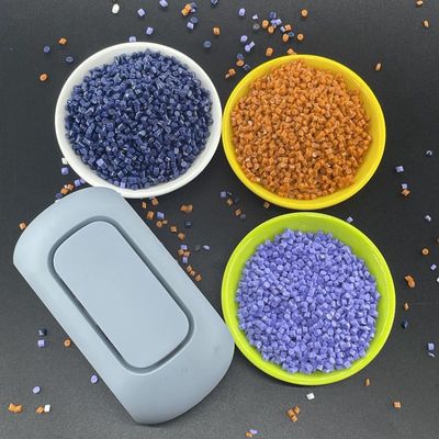 TPU Granule untuk Injection Molding Diperkuat dengan Glass Fiber Toughness Flame Retardant dan UV Stabilizer for Shoes Soles and More