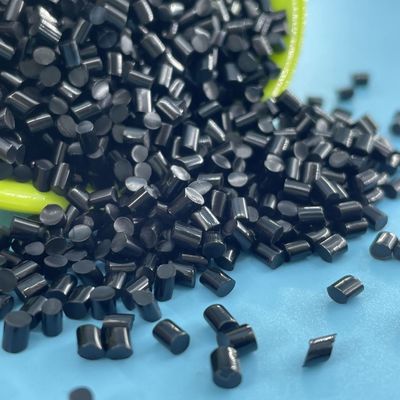 Pellet Polyurethane TPU Serat Karbon Hitam Disesuaikan