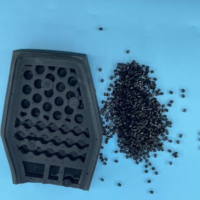 Pellet Polyurethane TPU Serat Karbon Hitam Disesuaikan
