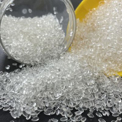 Transparan Tidak larut dalam air Di tepi pantai 64D TPU Bahan baku resin