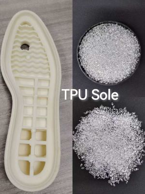 Shore A 70 Kekerasan TPU transparan untuk extrusion Molding aman untuk digunakan